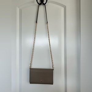 Tory Burch wallet on a chain. Gently worn.